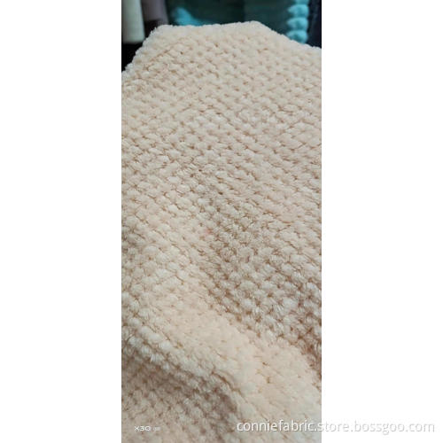100% polyester merbau flanelle tissu à poignée